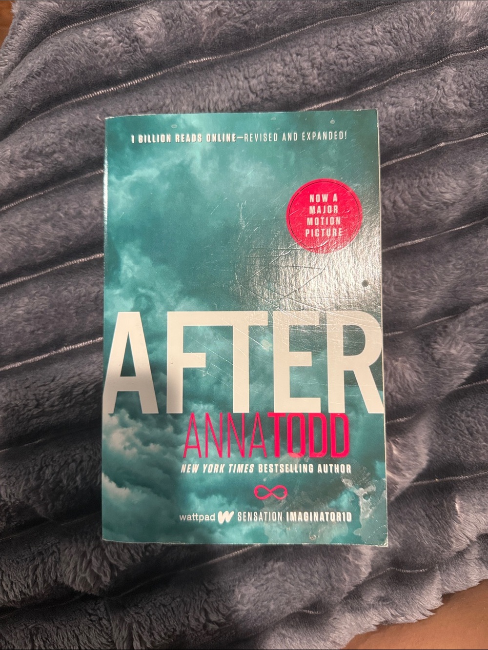 AFTER Paperback Book - Teal and Pink Cover